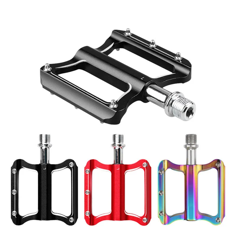 

Bicycle Pedal Aluminum Alloy MTB Road Bike Pedals Oil Slick Anti Slip Bearing Seal BMX Folding Bike Platform Parts BC0654