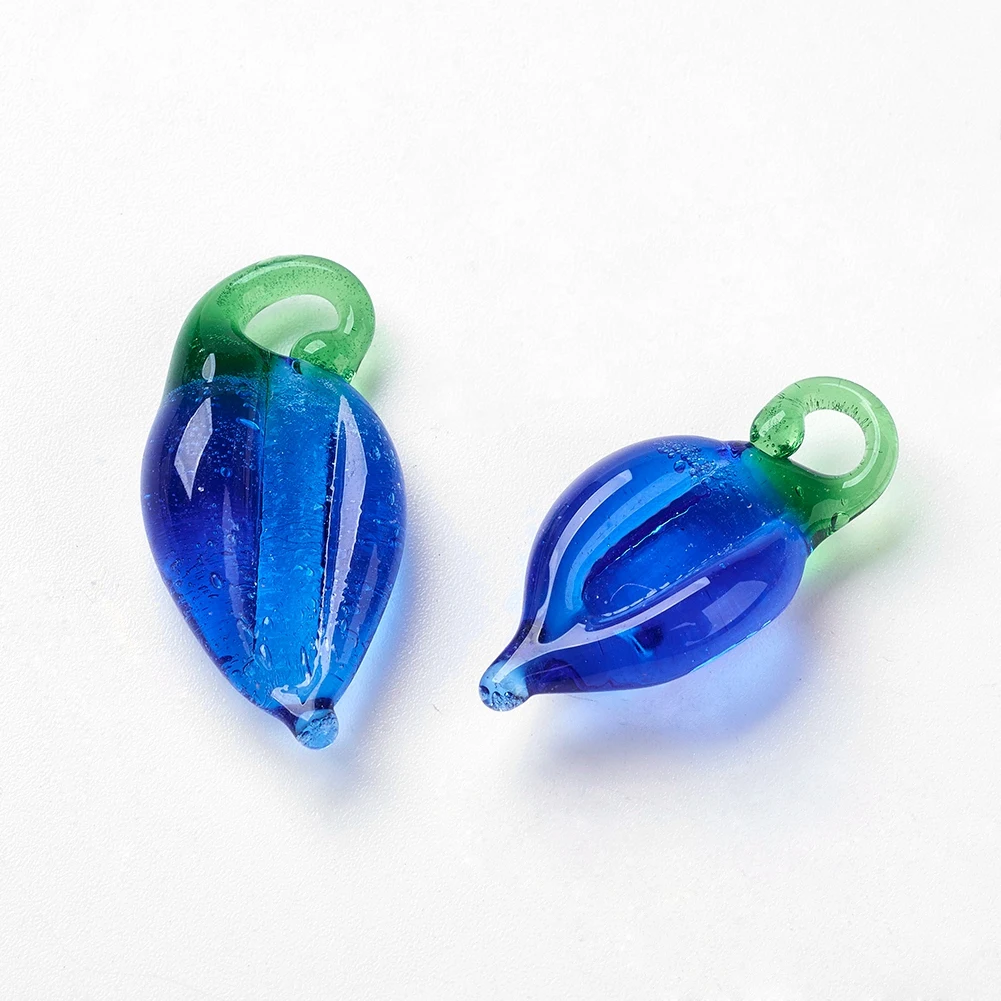 

20pcs Handmade Mixed Color Fruit shape Lampwork Beads For Necklaces Bracelets Jewelry Making DIY Accessories , hole: 3mm