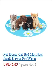 Pet House Cat Bed Mat Nest Lace Ingot Dog Kennel Warm Cat Kennel Pet Kennel Dog Mattress Pet Supplies Cat Litter Mat Cama Gato