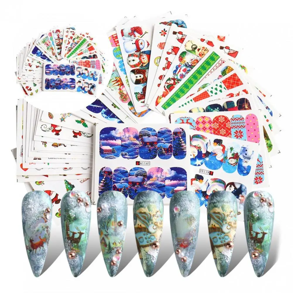 

48 шт., декоративные наклейки для маникюра