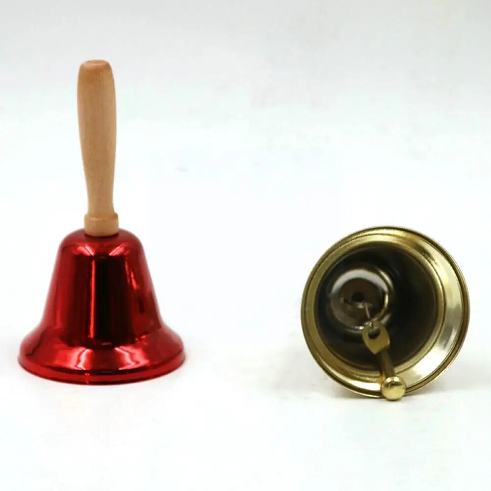 

Металлический Рождественский ручной Колокольчик, Рождество, Новый Год, Санта-Клаус, принадлежности, атмосфера, украшение для вечеринки, пра...