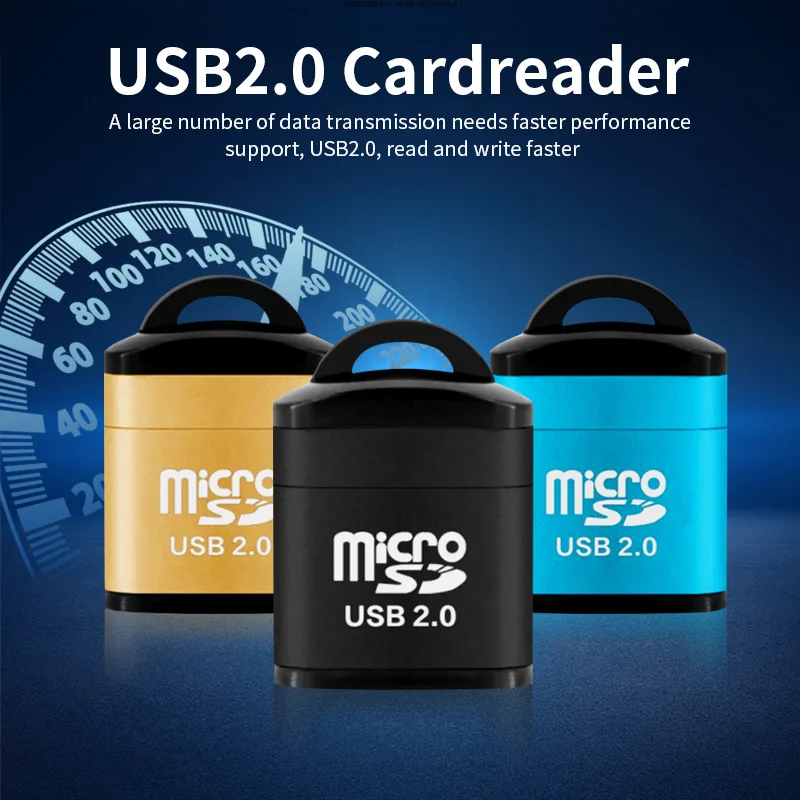 Высокоскоростной мини-кардридер USB кардридер TF Micro SD адаптер карты памяти для