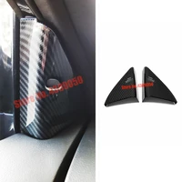 for nissan qashqai j11 2015 2016 2017 2018 2019 accessories carbon fiber car front inner triangle speaker audio horn cover trim