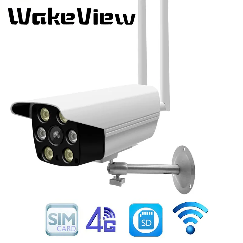 

WakeView 2-мегапиксельная 4-мегапиксельная Wi-Fi 4G IP камера, аудио запись 1080P HD Беспроводная сетевая камера Onvif ИК ночного видения Водонепроницаема...