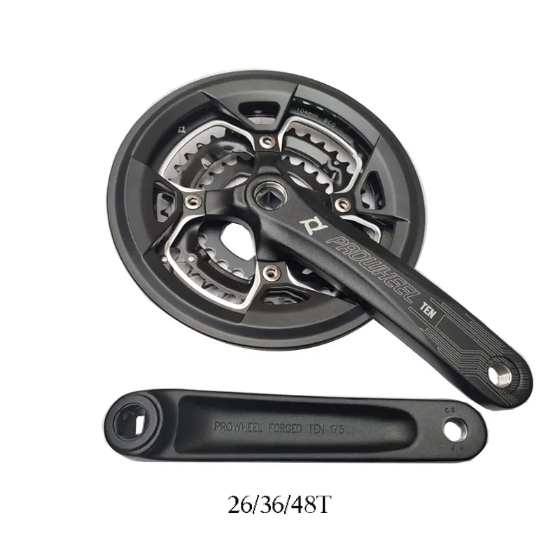 

POWERWHEEL detachable 175 MM 48/36/26 T mountain bike chain wheel crankset