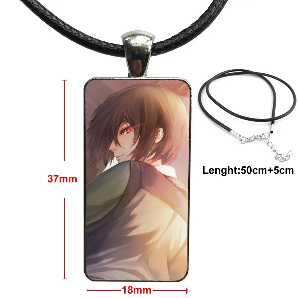 Аниме Токио вампиры ювелирное изделие с Сталь покрытием Стекло колье кабошоном