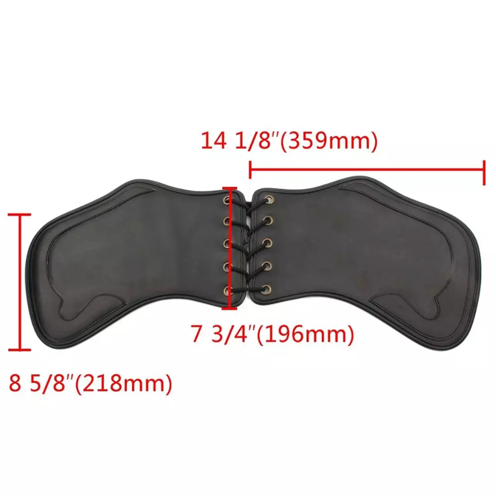 

PU Leather Saddle Shield Insulation Engine Heat for Decorative Side Accessories