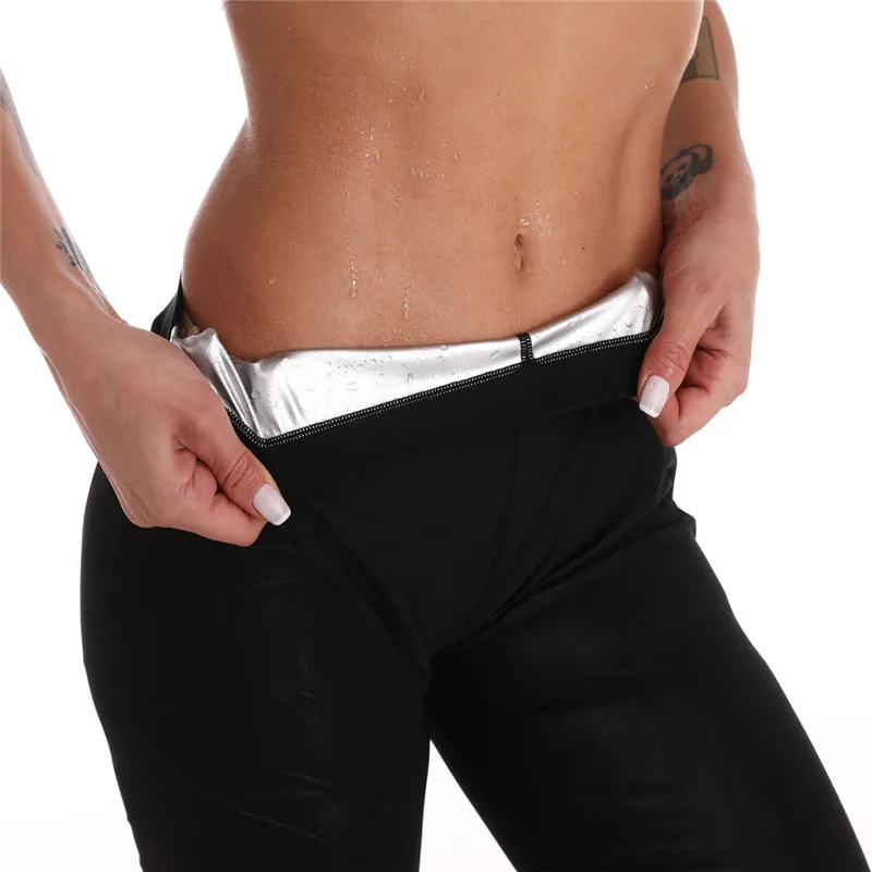

Women Sauna Pants Waist Trainer Tummy Hot Body Shaper Slimming Pants Waist Trainers Sweat Thermo Sweat Leggings Fitness Workou