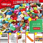 1000 шт., совместимые классические детали, креативные наборы, конструктор MOC сделай сам, строительные блоки, творческий набор, Обучающий набор