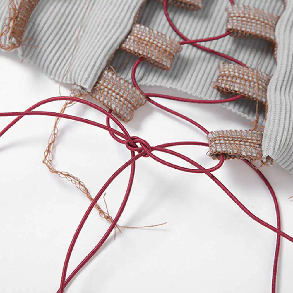 

Dossni Clothes Gothic Sleeveless Halter Y2k Tank Tops Sexy Hollow Out Bandage Crop Tops Streetwear Backless Egirl Aesthetic Vest