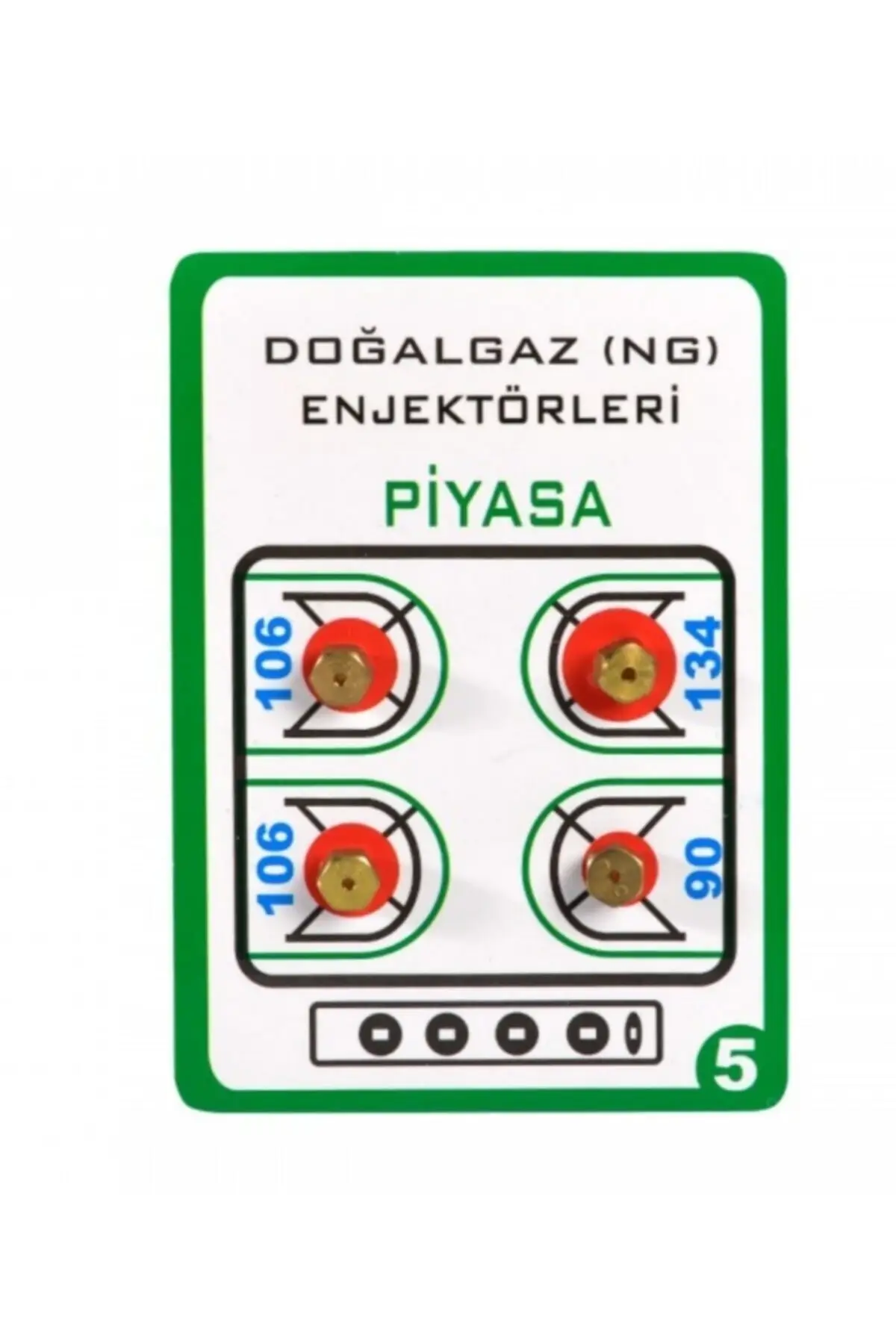 

10 sets of 7 Mm Oven Gas-Natural Gas Conversion Injector Injector (breast) Kit Quad