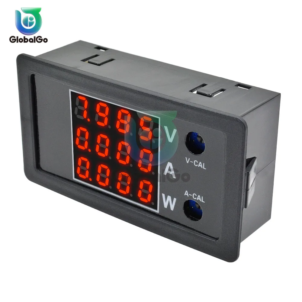 3 in 1 DC Voltage Current Power Tester Meter Analyzer 100V 10A 1000W Red LED Digital Voltmeter Ammeter Wattmeter | Инструменты