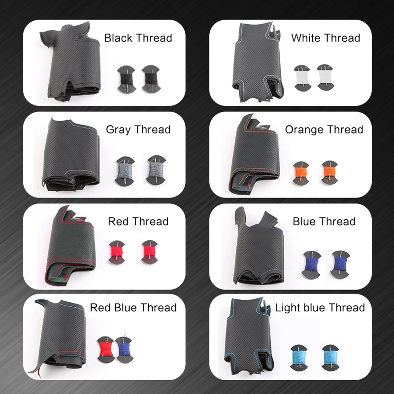 Чехол на руль автомобиля из мягкой искусственной кожи для Mitsubishi ASX Outlander Mirage 2016 2019