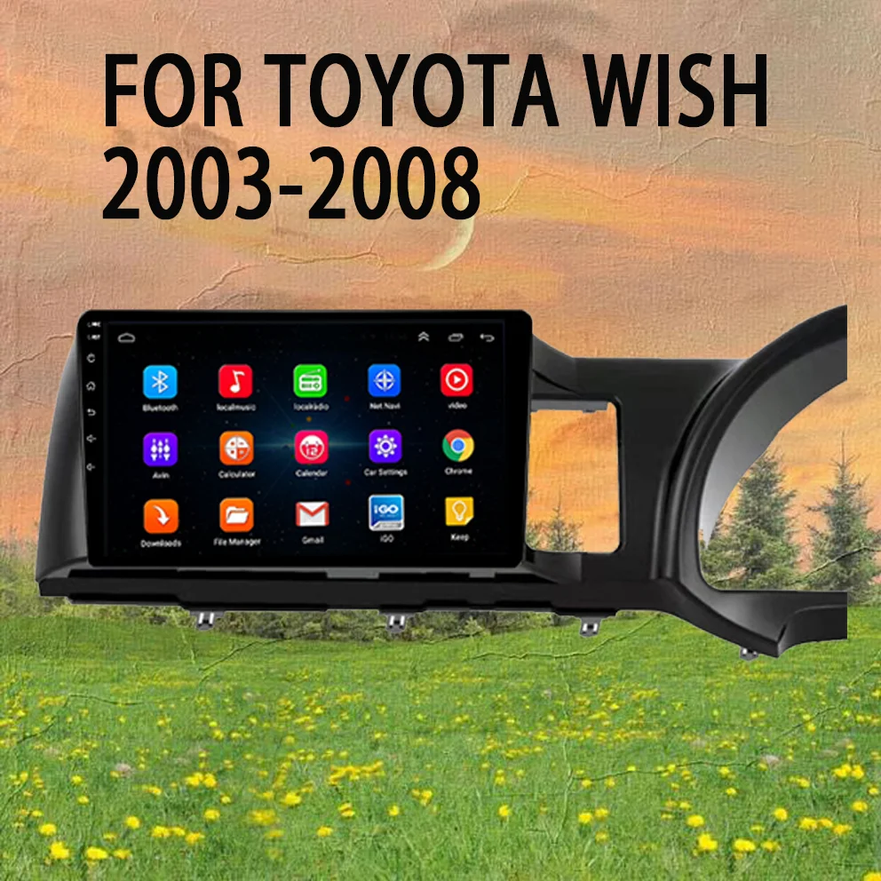 

2+16 Car navigation DVD Stereo Radio Multimidia Video Player 2 Din Android 10 For TOYOTA WISH Right peptide 2003-2008 Carplay