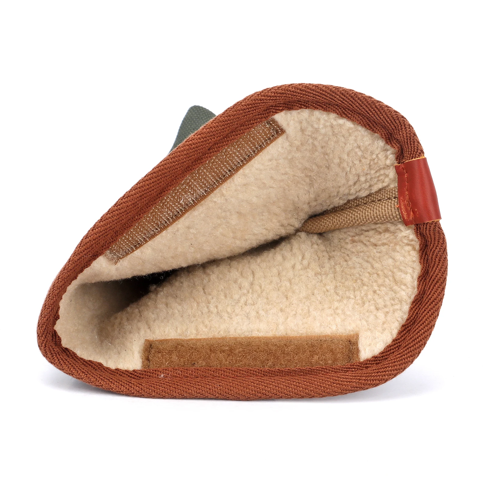 Tourbon Vintage Golf Club Head Golf Putter Blade Cover Protector Carrier Canvas & Fleece Padded Golf Bags Pouch