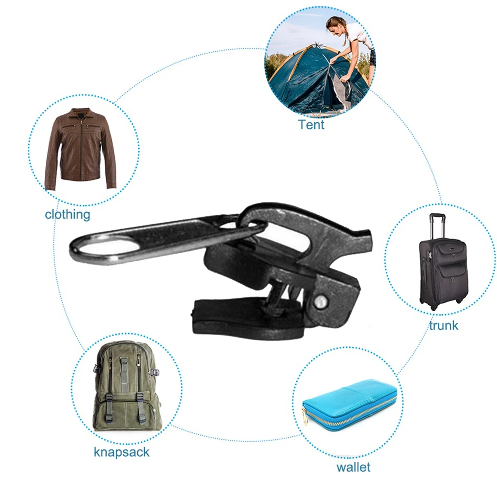 6 шт. ползунков на молнии куртка швейная молния Ремонтный комплект для установки