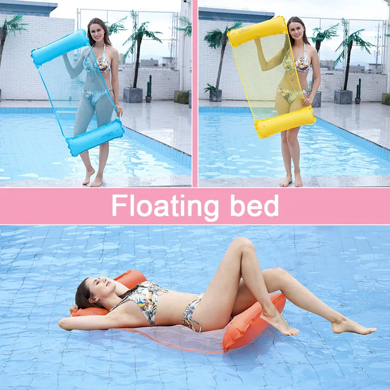 

Inflatable Pool Float Multi-Purpose Pool Hammock Lounge Chair Drifter Pool Chair Portable Water Hammock BHD2