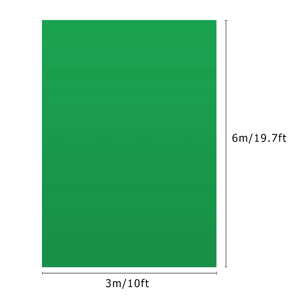 

Фотография 3*6 м Профессиональный зеленый экран фон моющийся прочный полиэстер-хлопок цельный дизайн для съемки