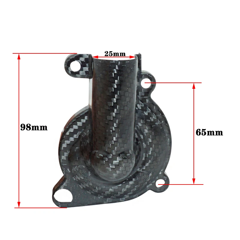 Крышка водяного насоса защитная крышка из углеродного волокна для мотоцикла