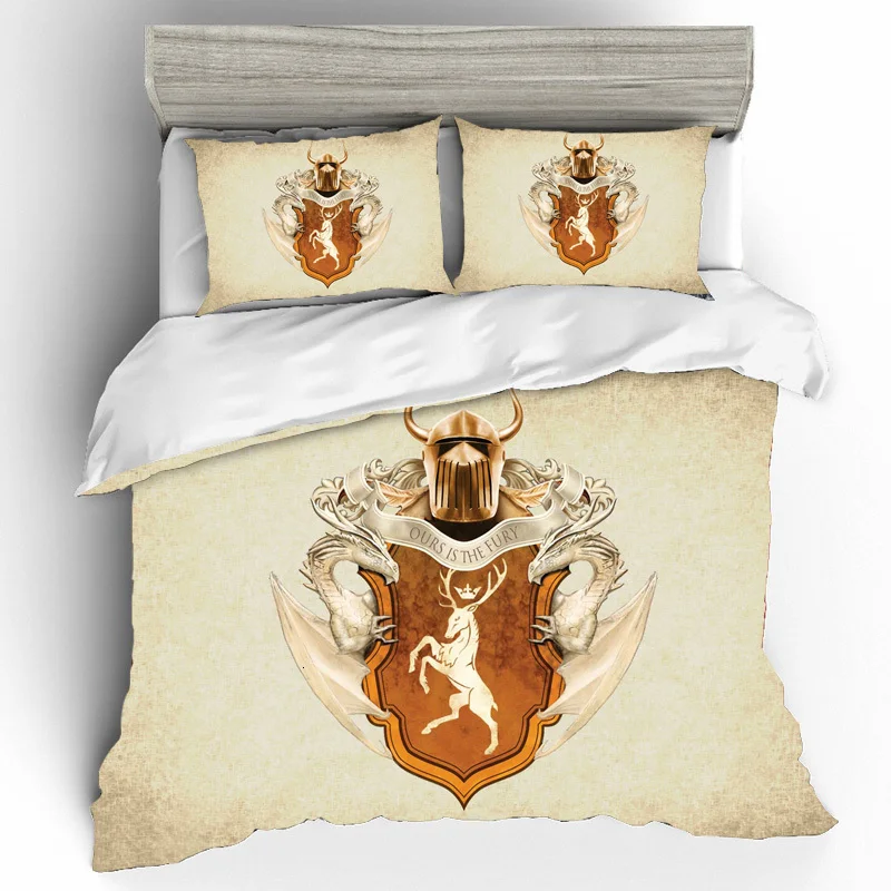 Game Of Thrones King Size Bedding Sets Duvet Cover Bed Sheets And Pillowcases Bed Linen Bedding Set Home Textile Dropshipping