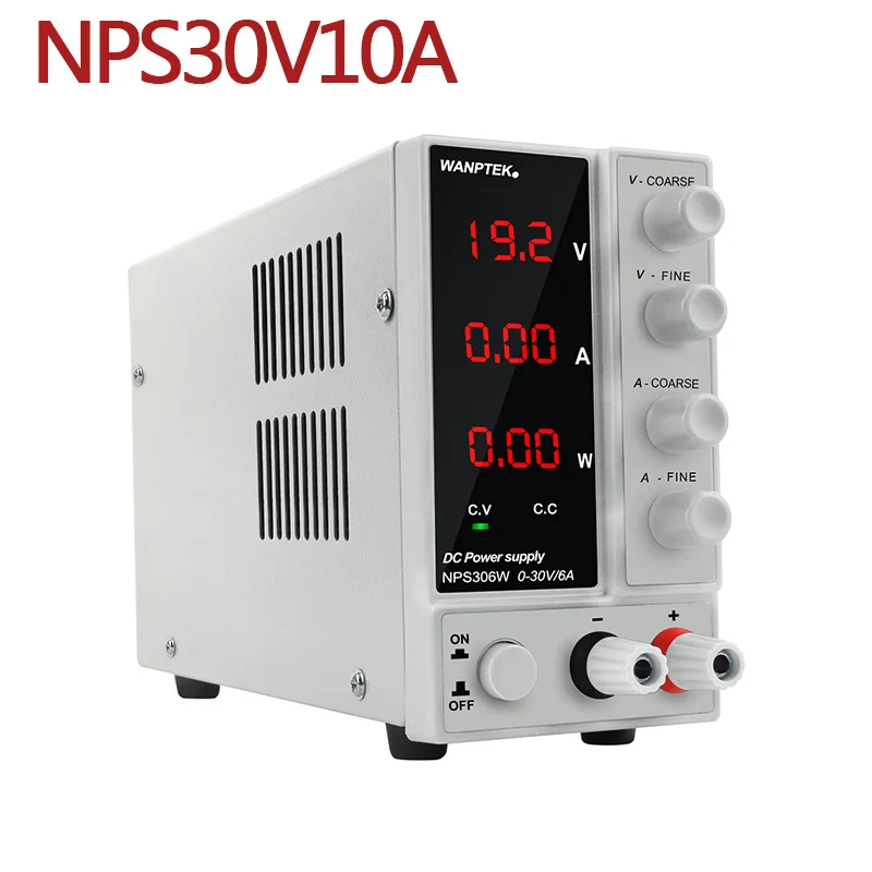 NPS30V10A Лабораторный выключатель постоянного тока мини Регулируемый источник питания регулятор напряжения 30V10A ток 220 v 110V Fonte De Bancada для телефона ПК - Цвет: NPS30V10A
