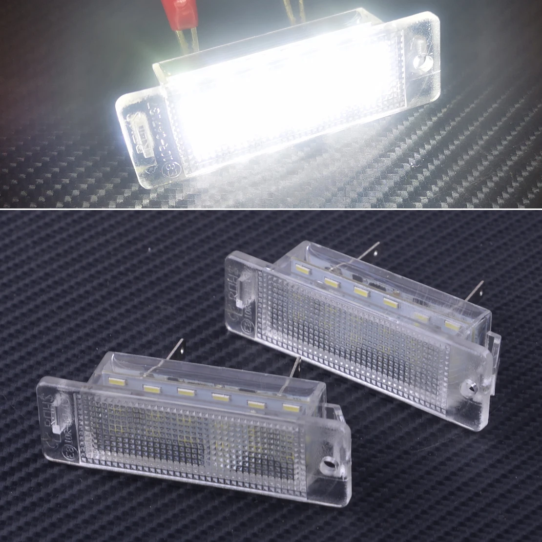 DWCX 2pcs 12 30V 2 8 W белый светодиодный светильник номерного знака для Opel Astra F Calibra 1992 1993
