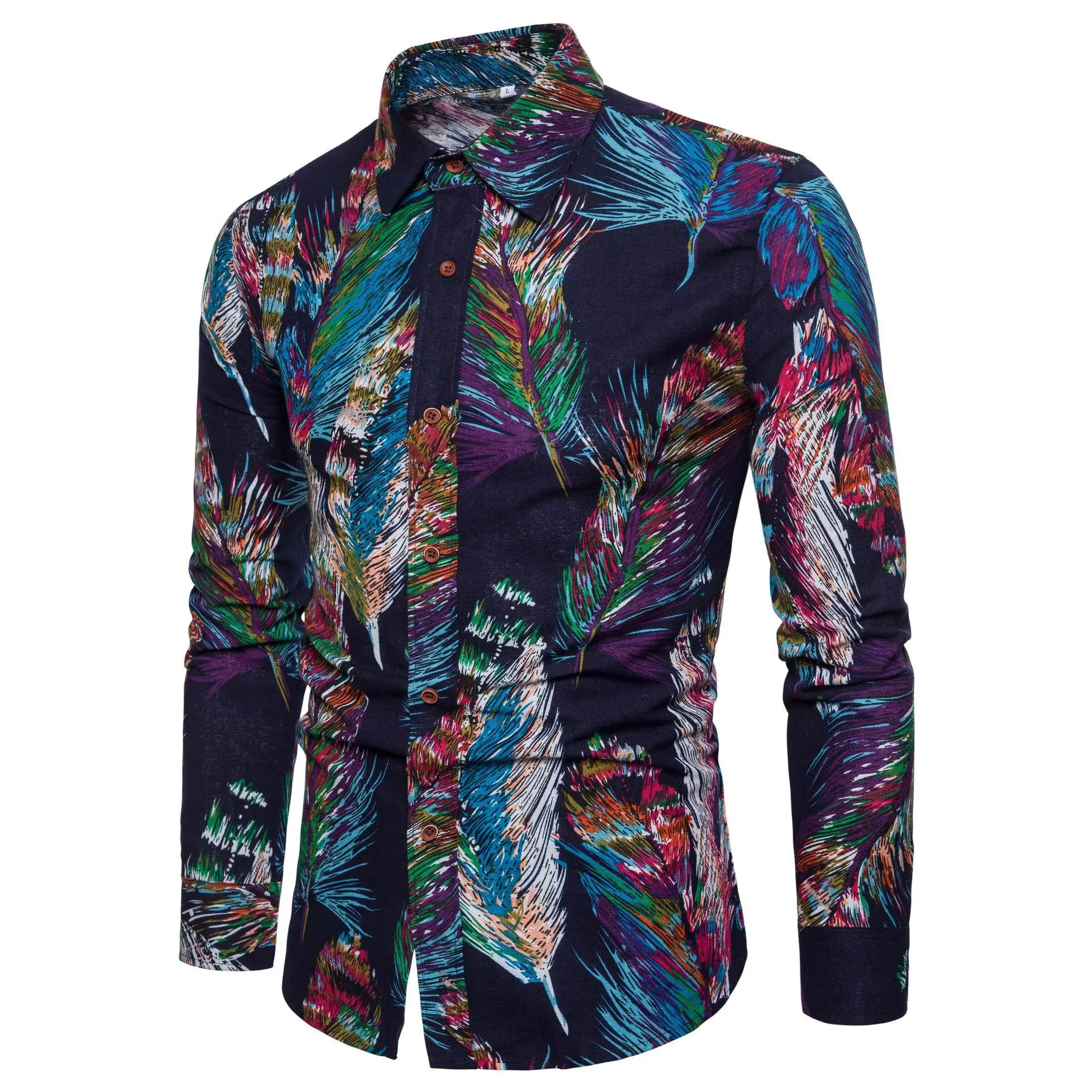 New Style Camisa Hombre Outdoor Anti-Bacterial Slim Shirts For Men