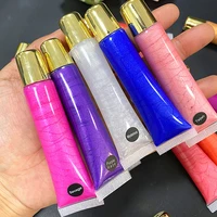 rose gold tube glossy lipgloss wholesale matte custom glitter liquid lipstick private label squeeze lip gloss