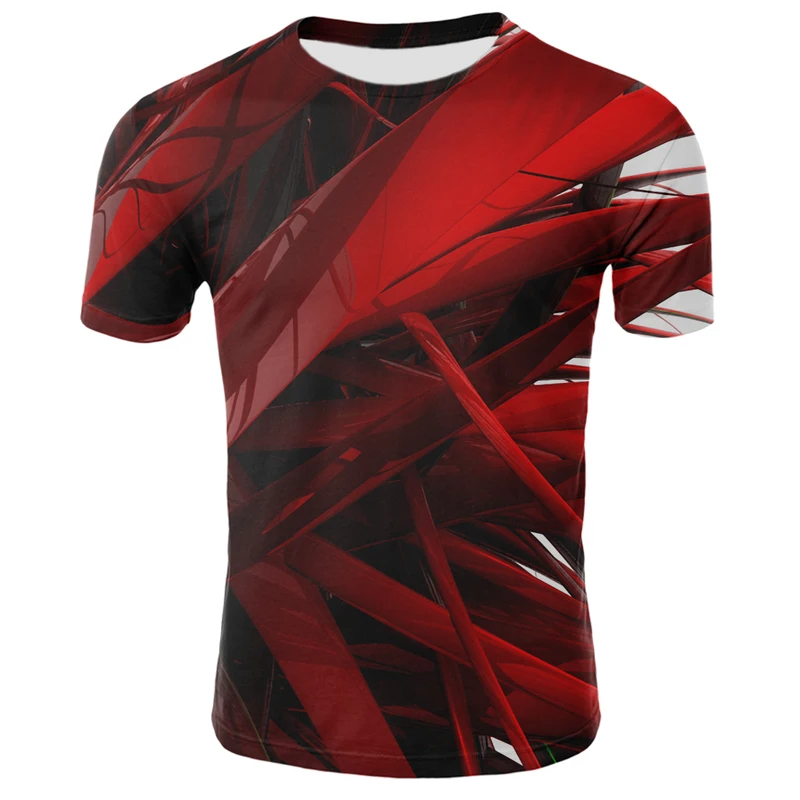 

2021 new mens Tshirt shortsleeved 3D printed lightning Tshirt raindrop Tshirt loose Oneck summer mens clothing