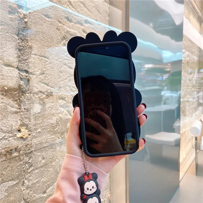 

Kawaii Disney Tigger and Mickey Mouse 3D Phone Case For iPhone 11 12 Pro mini XR XS Max 8 7 Plus SE 2020 Cartoon Anime Cute