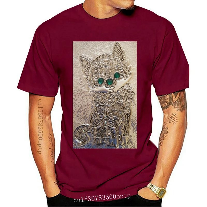 

New 3D Cat Print Men Black T-shirt Unique Art Design Male Short Sleeves Cotton Tops Funky Animal Classic Tee Shirts XXXL