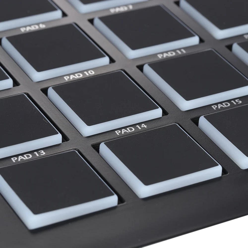 WORLDE PANDA200 портативный USB MIDI контроллер 16 барабанных колодок с кабельная