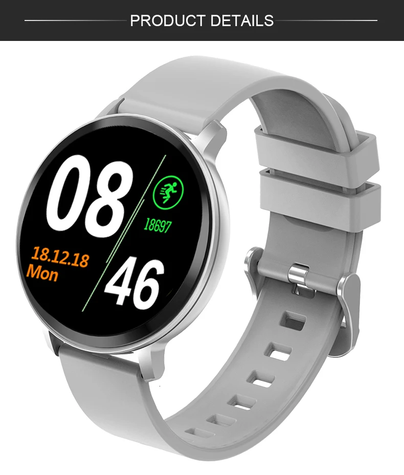S8 Смарт-часы фитнес-трекер монитор сердечного ритма Smartwatch кровяное давление кислородный водонепроницаемый браслет Android IOS