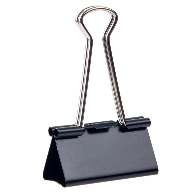 

Deli Binder, Long Tail Ticket Holder, spring steel 0.4mm thickness, paper clamp is firm and not loose, 12pcs/box