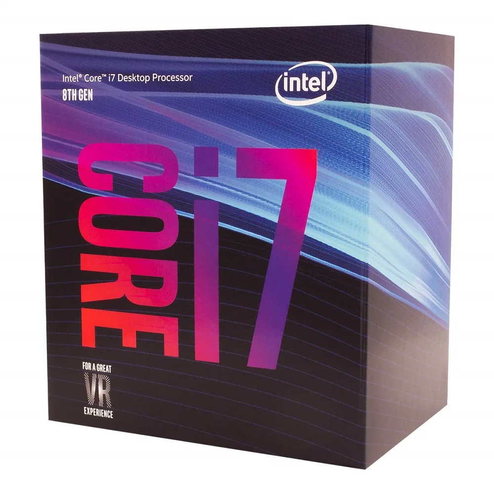 Процессор Intel Core I7-9700K для настольных ПК 8 ядер до 3,6 ГГц Turbo разблокированный LGA1151 300 серия 95 Вт настольный процессор