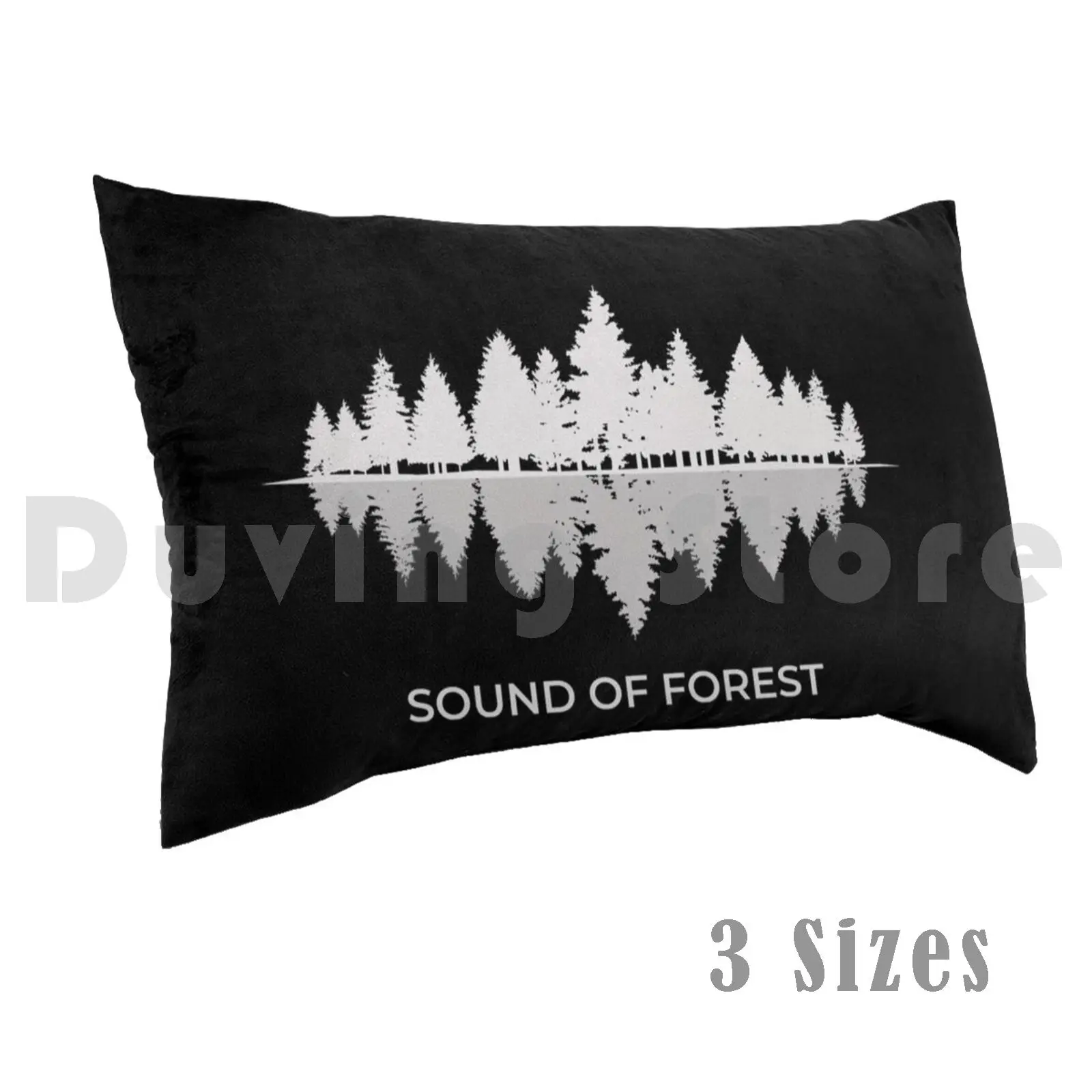 

Forest Sound Pillow Case Printed 50x75 Forest Nature Sound Music Sound Of Forest Quote Trees Blue Animals Cool