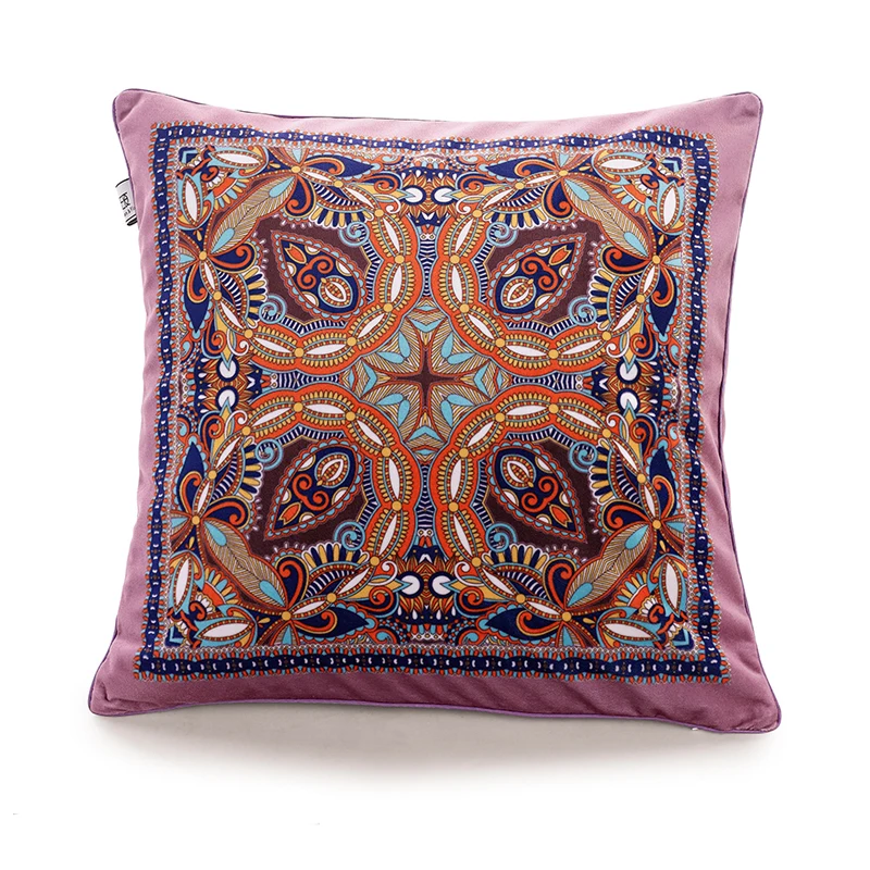 Royal Europe New Design High-grade 45x45cm Luxury Cushion Case Squire Shape Decorative Sofa Velvet Throw Pillow Seat Chair | Дом и сад
