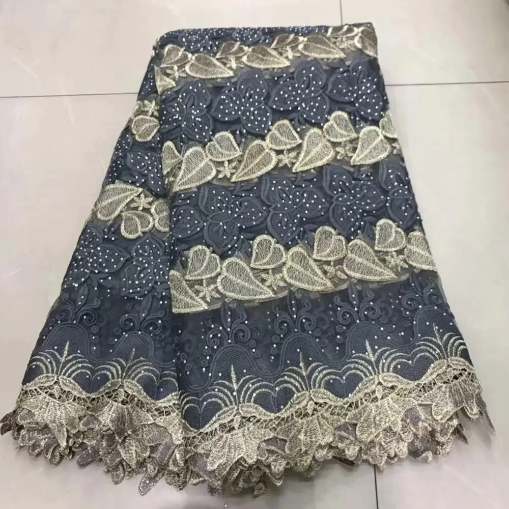 Быстрая доставка африканская швейцарская вуаль кружева высокого качества