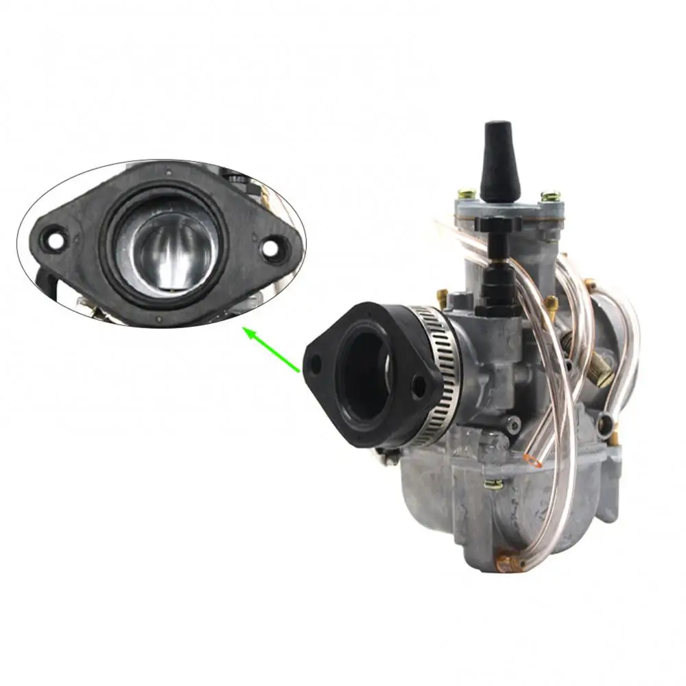 

Intake Manifold Motorcycle Carburetor Rubber Interface Adapter for PWK32 34MM