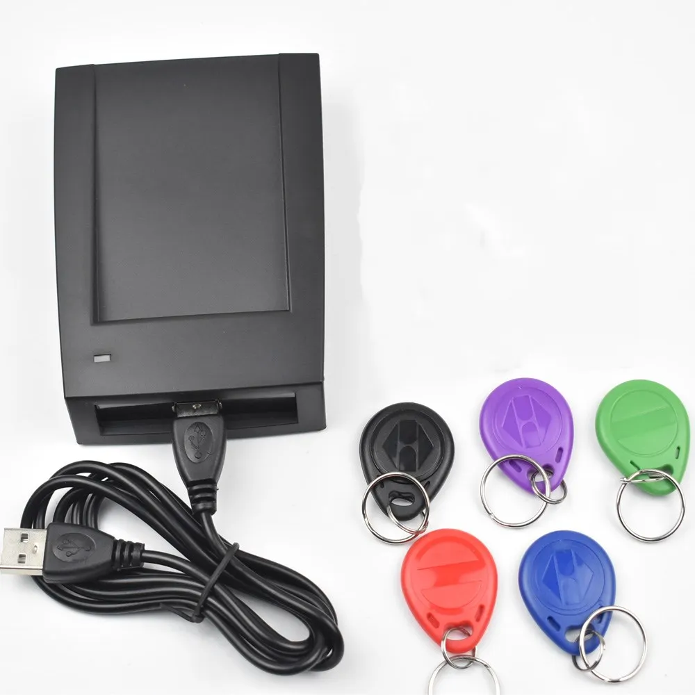 1 шт./лот доступа Управление 125 кГц USB RFID ID EM Card Reader/записываемых брелоков