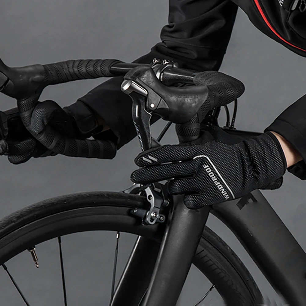 

Waterproof Shockproof Accessories Sports Portable Outdoor Camping Hiking Soft Warm Cycling Gloves Winter Windproof Full Finger