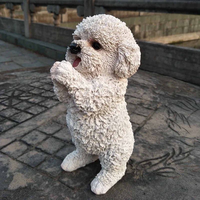 

Height 20-21CM of the cat dog cat puts simulation lovable Spring Festival household year dog mascot Home decoration crafts