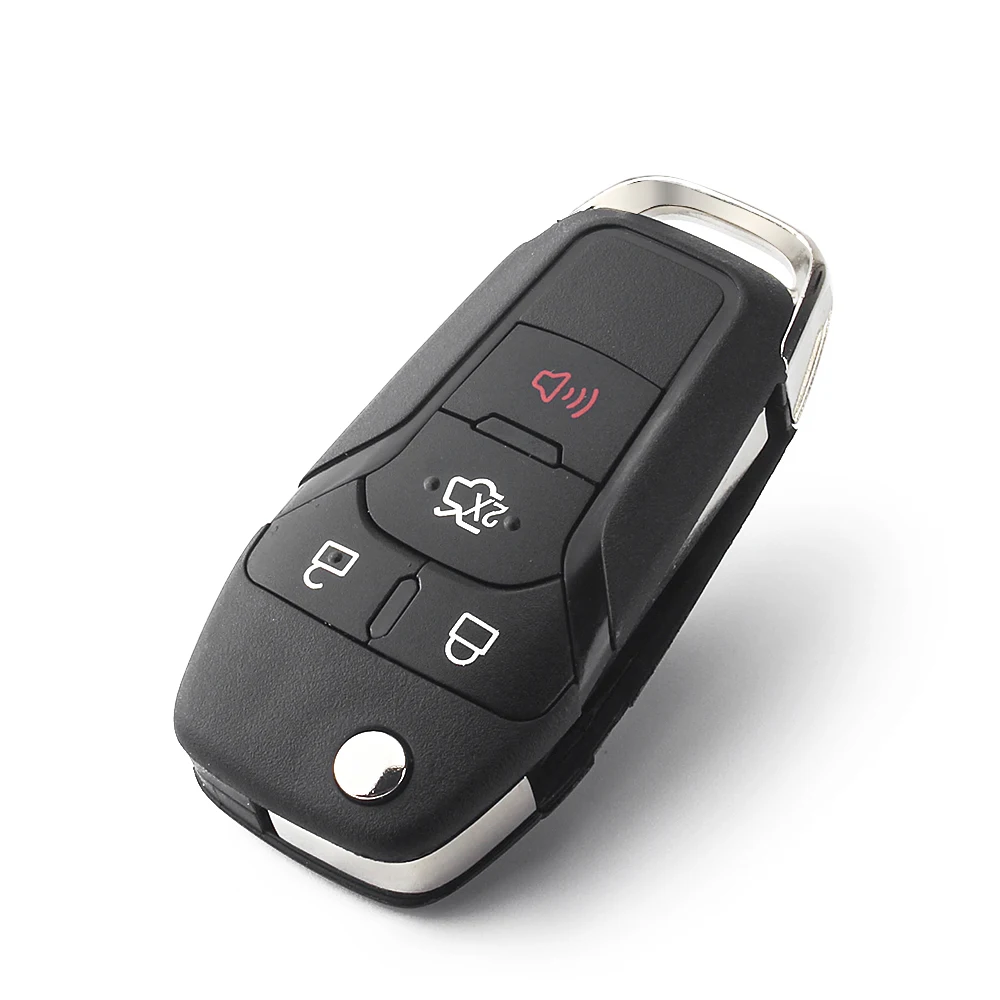 KEYYOU 3 + 1/4 кнопки флип дистанционного ключа Автозапуск Fob 315 МГц ID49 чип для Ford Fusion