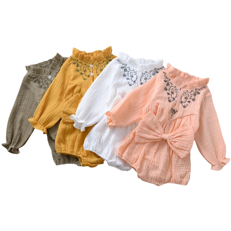 Детский комбинезон с длинным рукавом для новорожденных|Ромперы| |