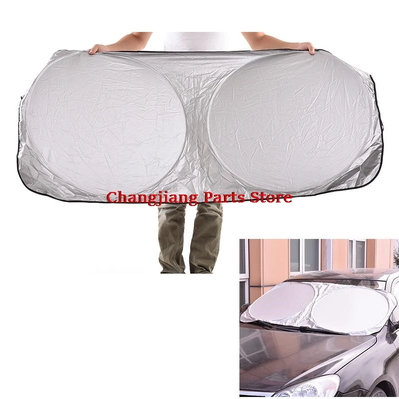 

Hot Auto Visor Windshield Windscreen Sun Block Cover Folding Jumbo Front Rear Car Window Sun Shade UV Protect Car Window Film