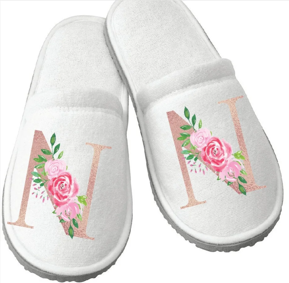 Индивидуальные цветочные тапочки для вечеринки на заказ невесты свадьбы подарки