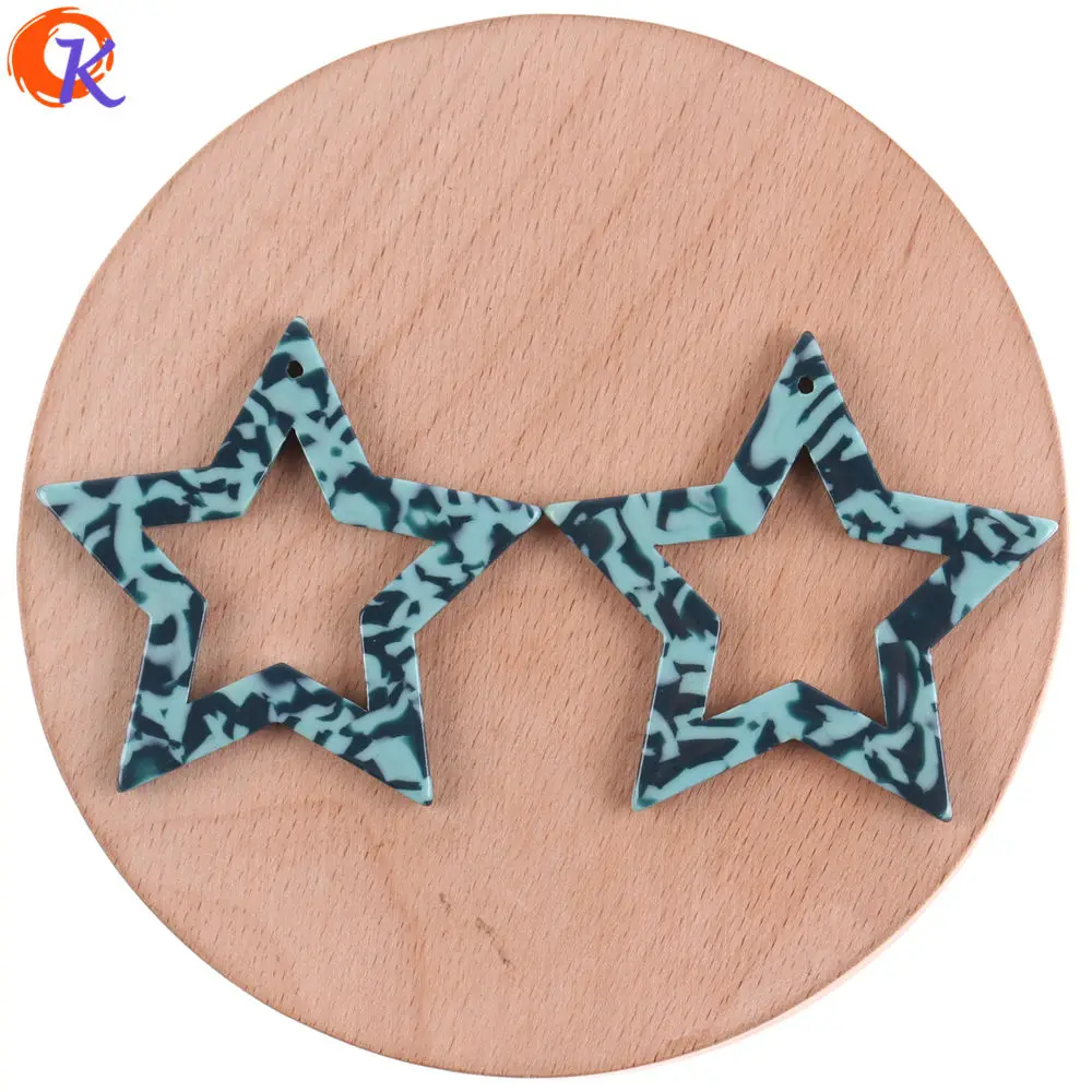 

Cordial Design 45x47MM 30Pcs Jewelry Accessories/Earrings Jewelry Making/Hand Made/Star Shape/Acetic Acid Bead/Earring Findings