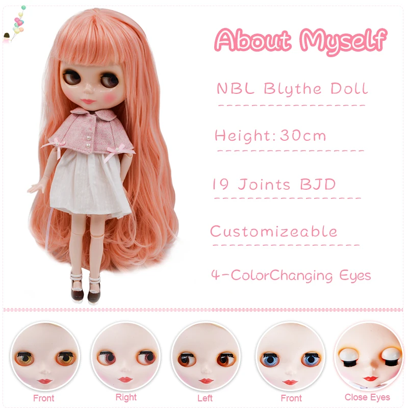 куклы блайз Blyth кукла BJD Neo Обнаженная бжд уникальные непрозрачные лица могут