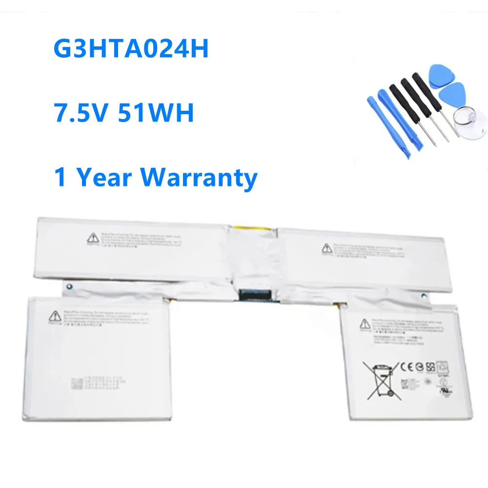 

G3HTA021H G3HTA023H G3HTA048H Keyboard Battery For Microsoft Surface Book 1 13.5" inch Keyboard base G3HTA024H Battery 7.5V 51WH