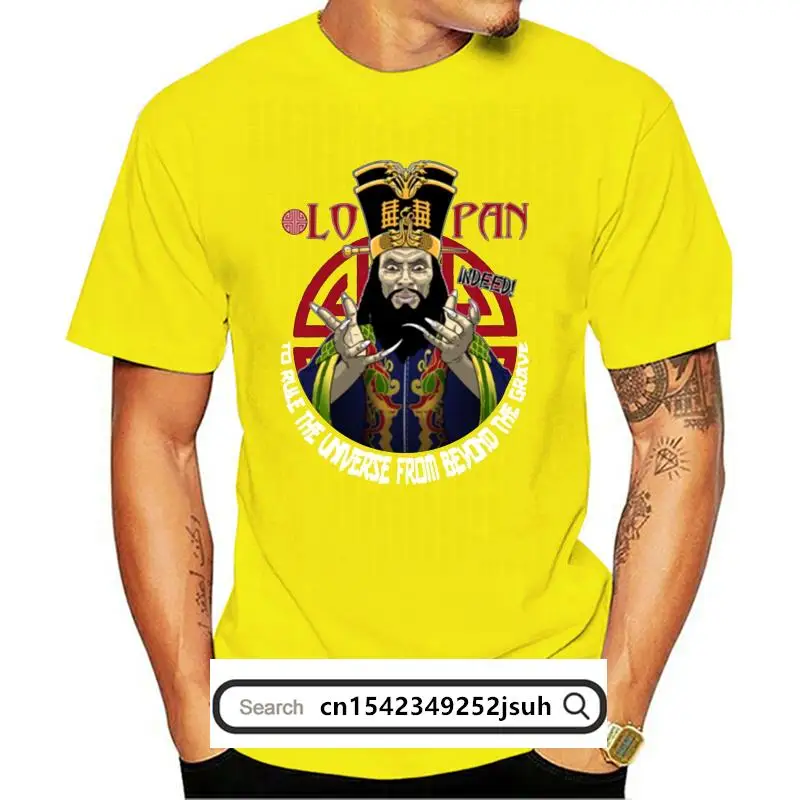 

David Lo Pan Indeed Big Trouble In Little China Funny Black T-Shirt Gracie Law Breathable Tee Shirt